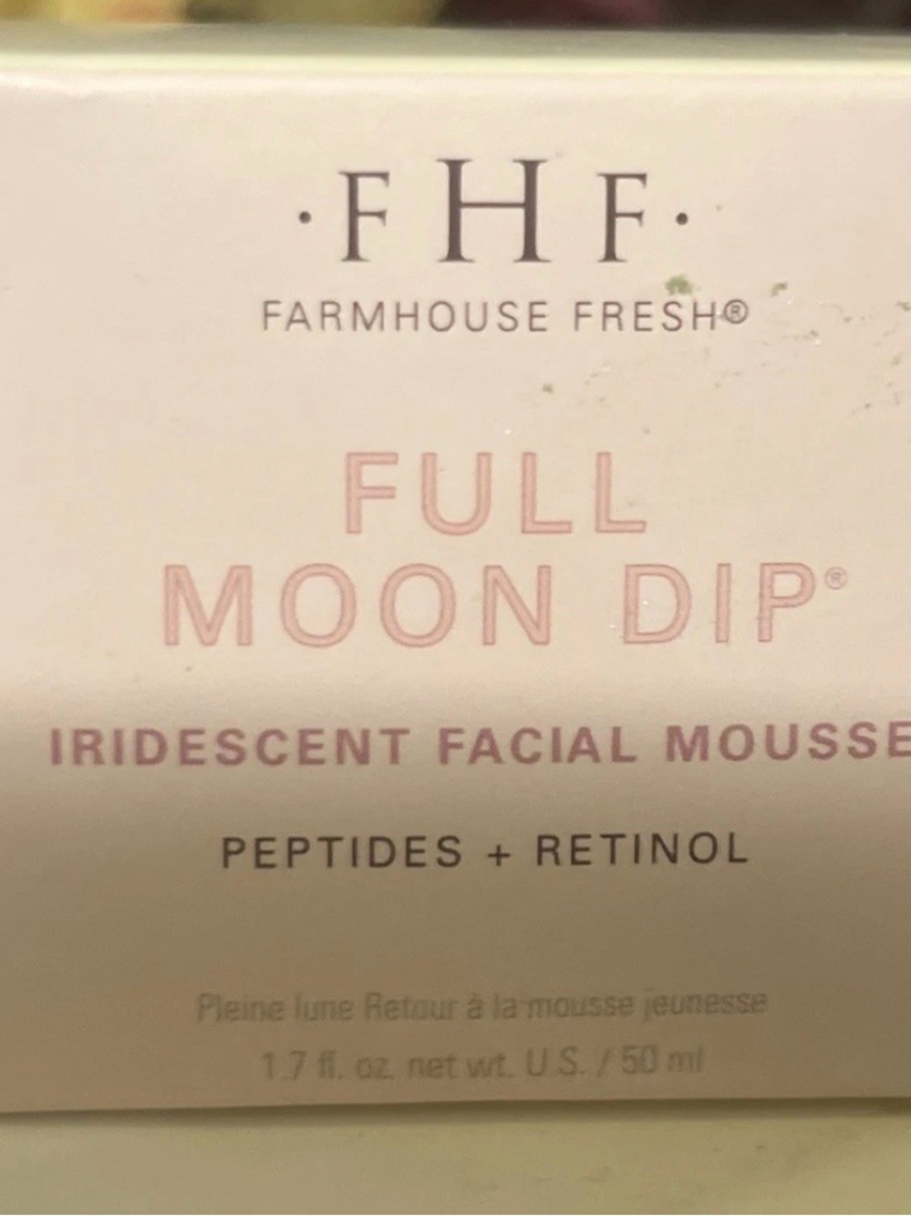 FarmHouse Fresh Full Moon Dip Iridescent Facial Mousse - Pink